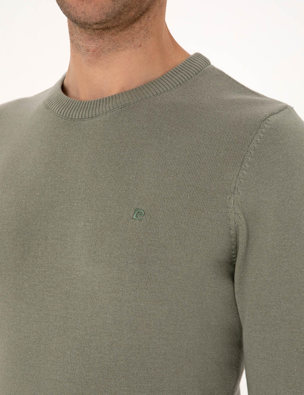Ada _ay_ Slim Fit Bisiklet Yaka Basic Triko Kazak