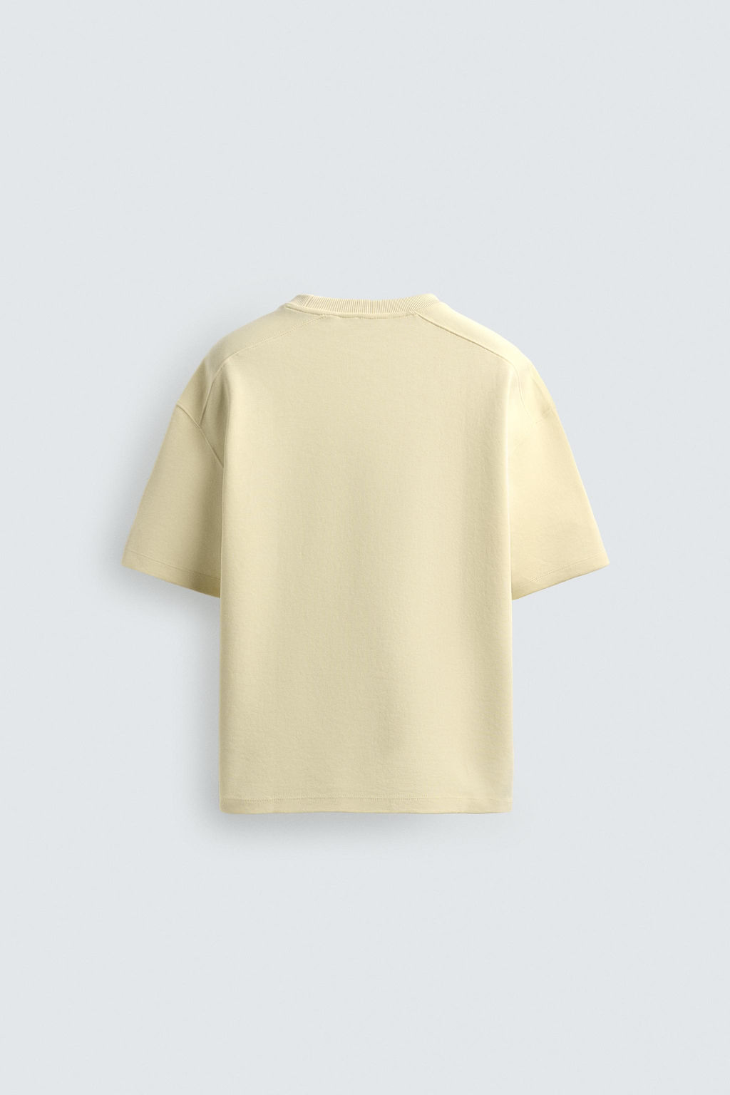 SUDADERA RELAXED FIT INTERLOCK / Amarillo claro - Zara фото 8