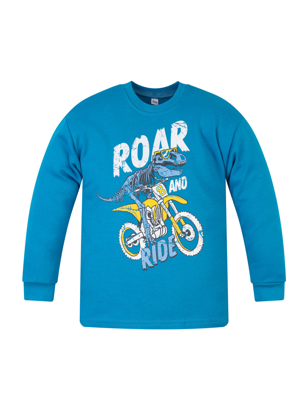 Пижама детская бирюза с принтом