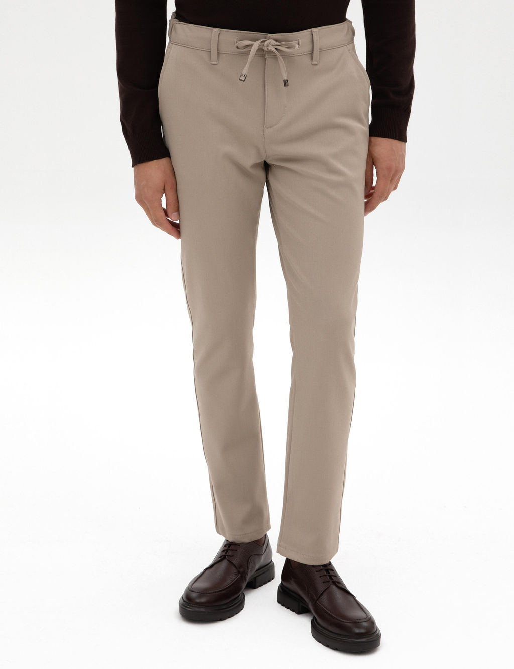 Bej Slim Fit Kanvas Pantolon - Pierre cardin фото 2