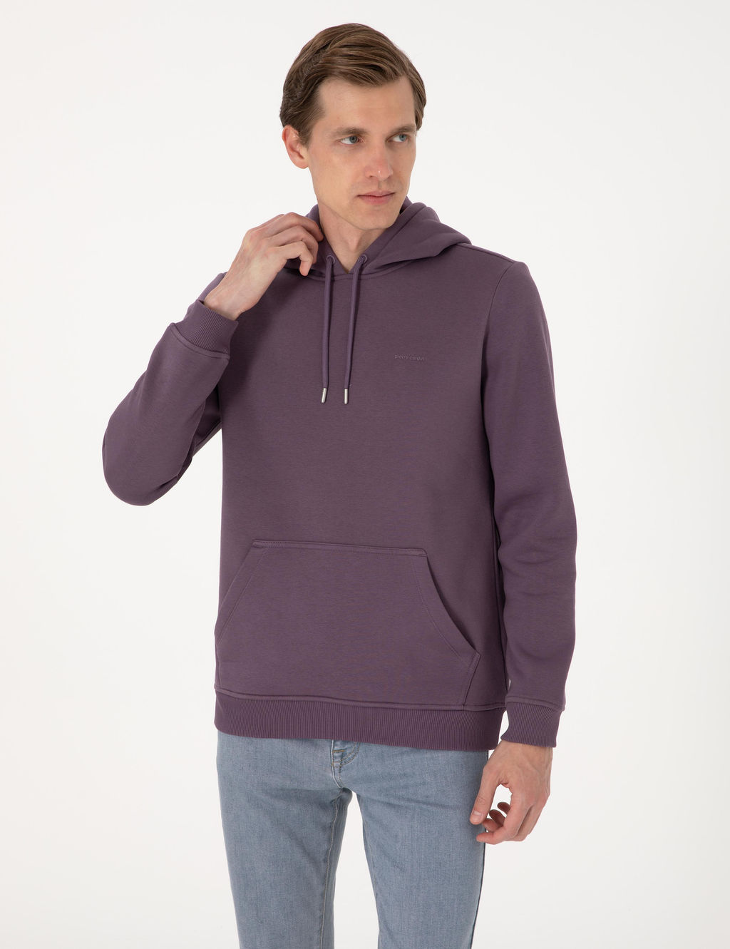 Mor 2 _plik Regular Fit __i Polarl_ Kap__onlu Basic Sweatshirt - Pierre cardin фото 3