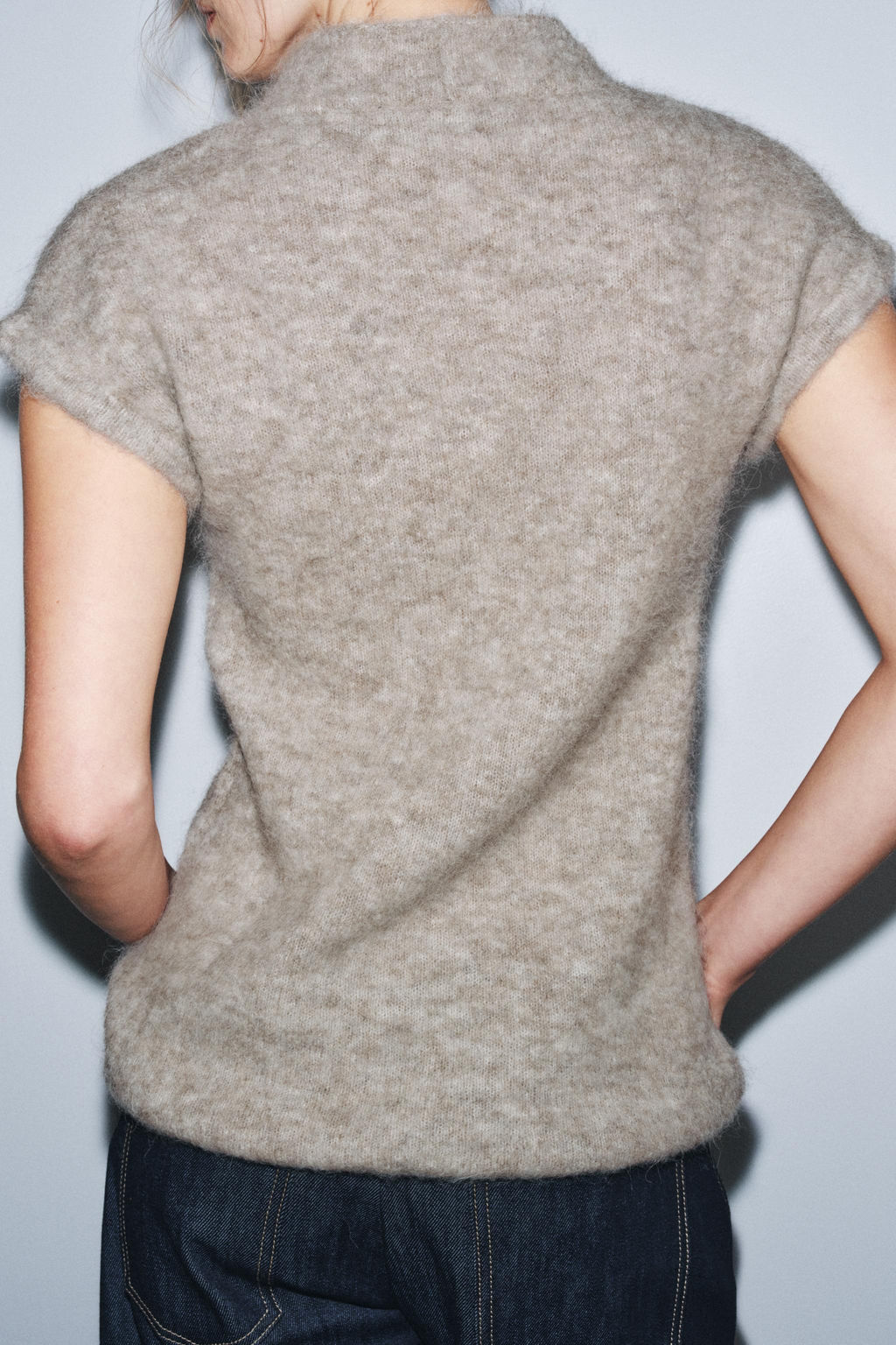 BRUSHED EFFECT ALPACA TOP - Zara фото 2