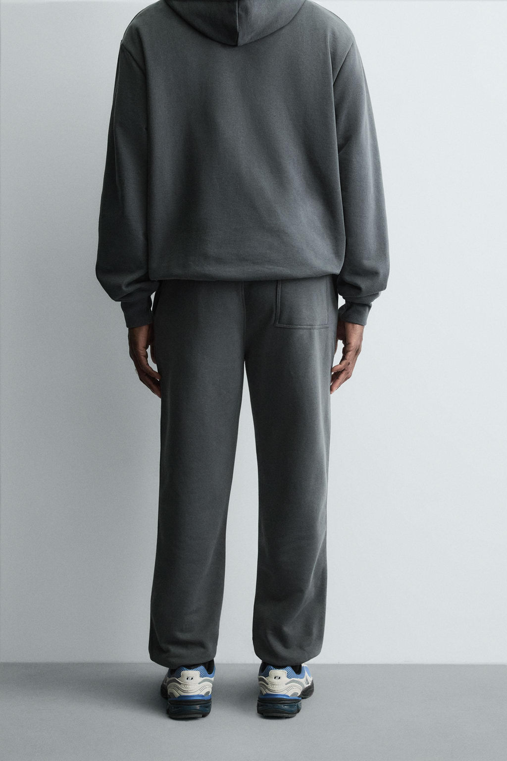 PANTAL?N JOGGER REGULAR FIT B?SICO / Antracita oscuro - Zara фото 3