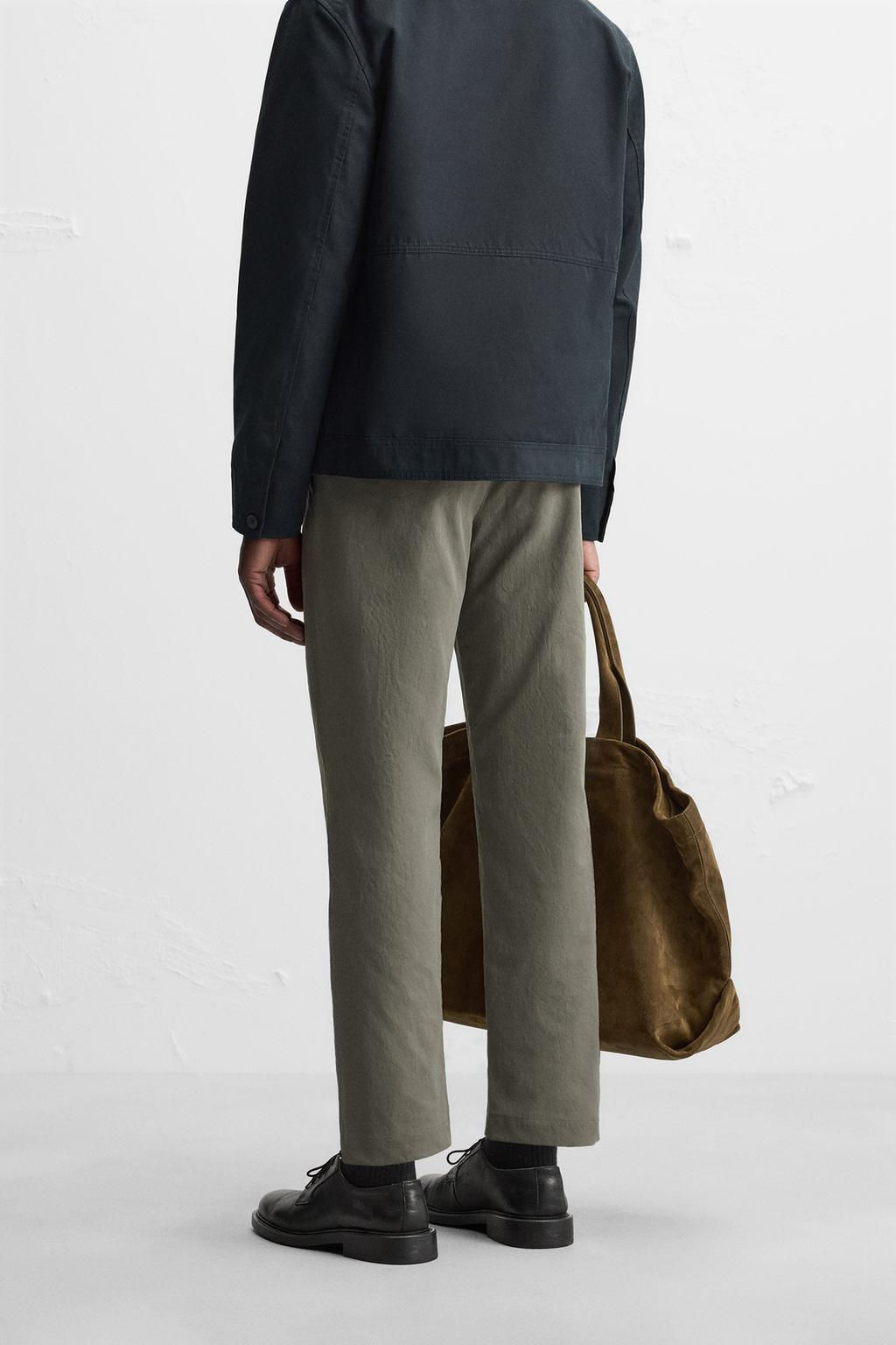 QUICK DRY CHINO TROUSERS - Zara фото 23