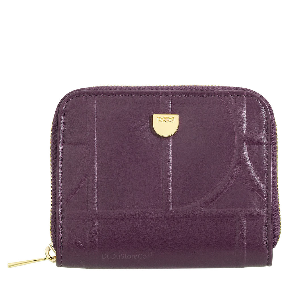 Итальянский кожаный кошелек для карт DuDu серии Hokkaido | темно-фиолетовый - Dudubags фото 2