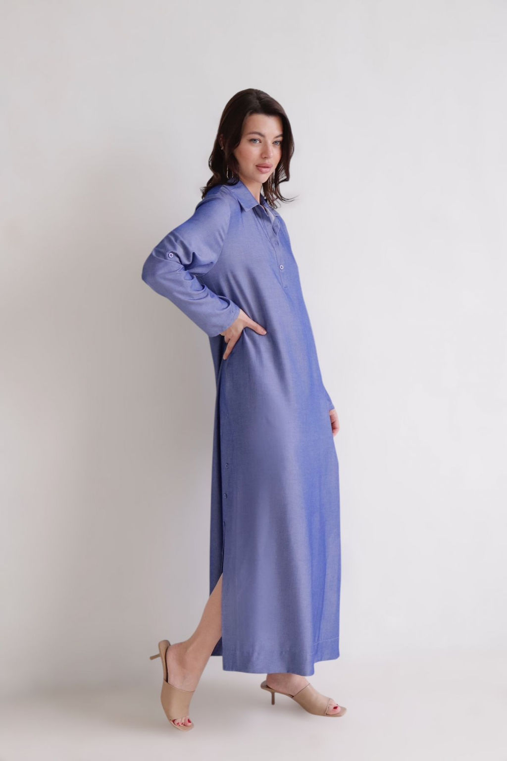 Martichelli Платье сине-голубое  фото 2