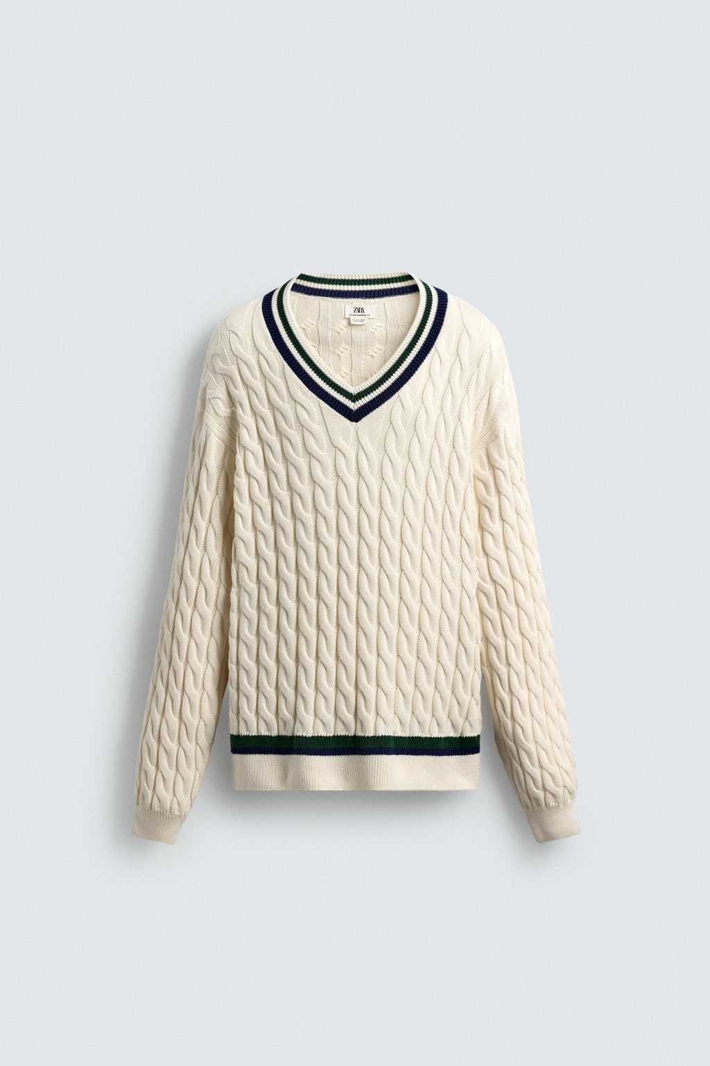 CABLE-KNIT SWEATER - Zara фото 6