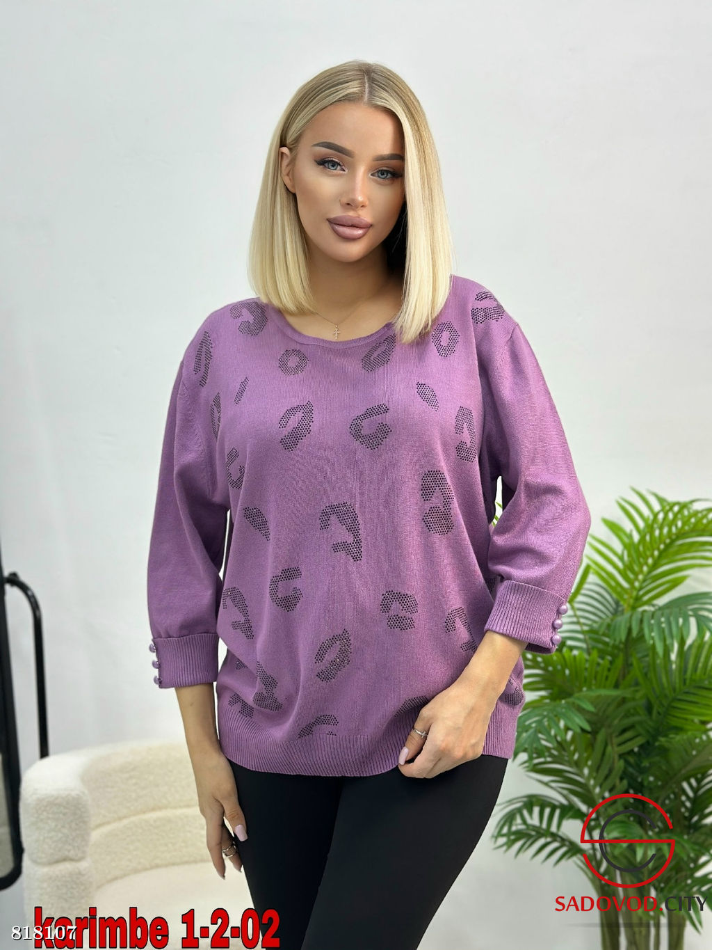 Кофта женская с принтом - Bruno фото 9