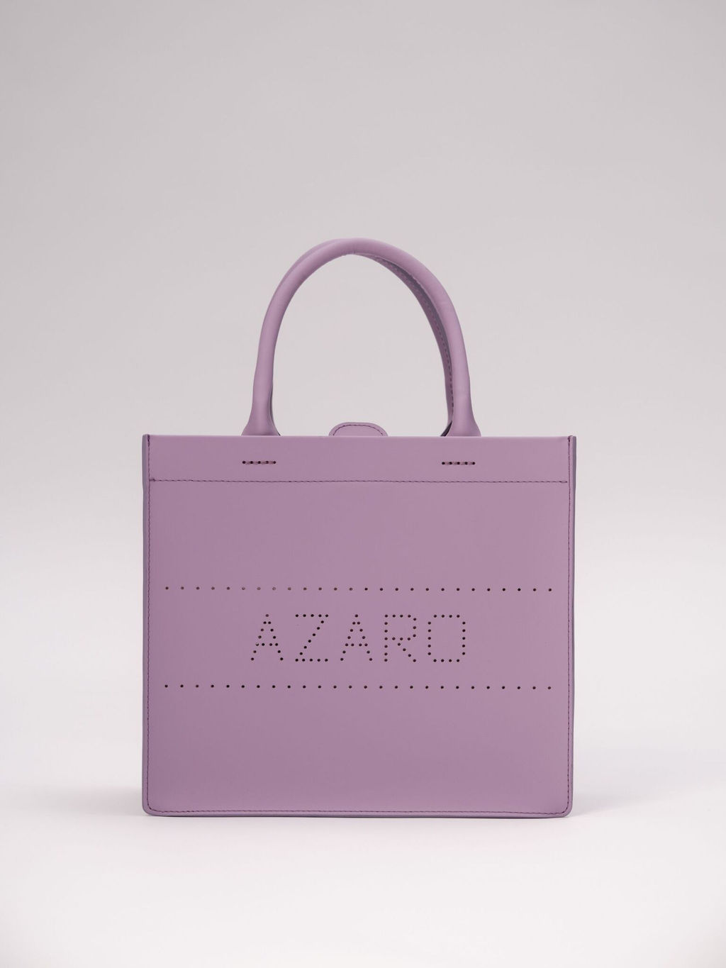 Сумка кожаная Azaro 30586 фиолетовая лаванда