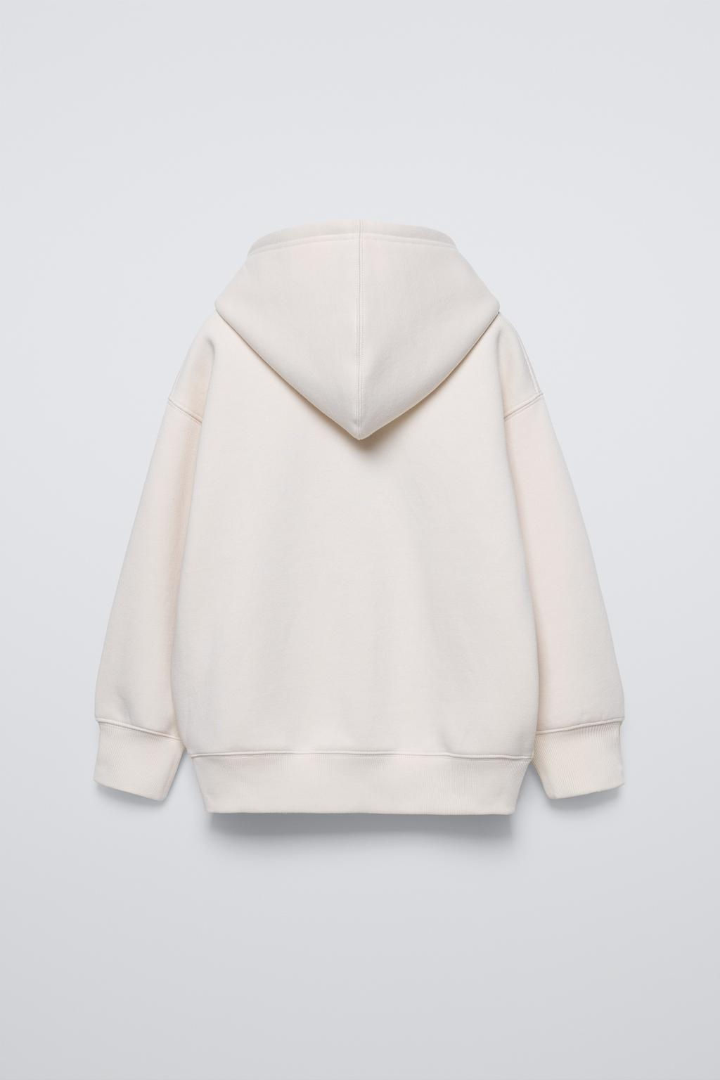 HOODIE WITH TERRY SLOGAN - Zara фото 2