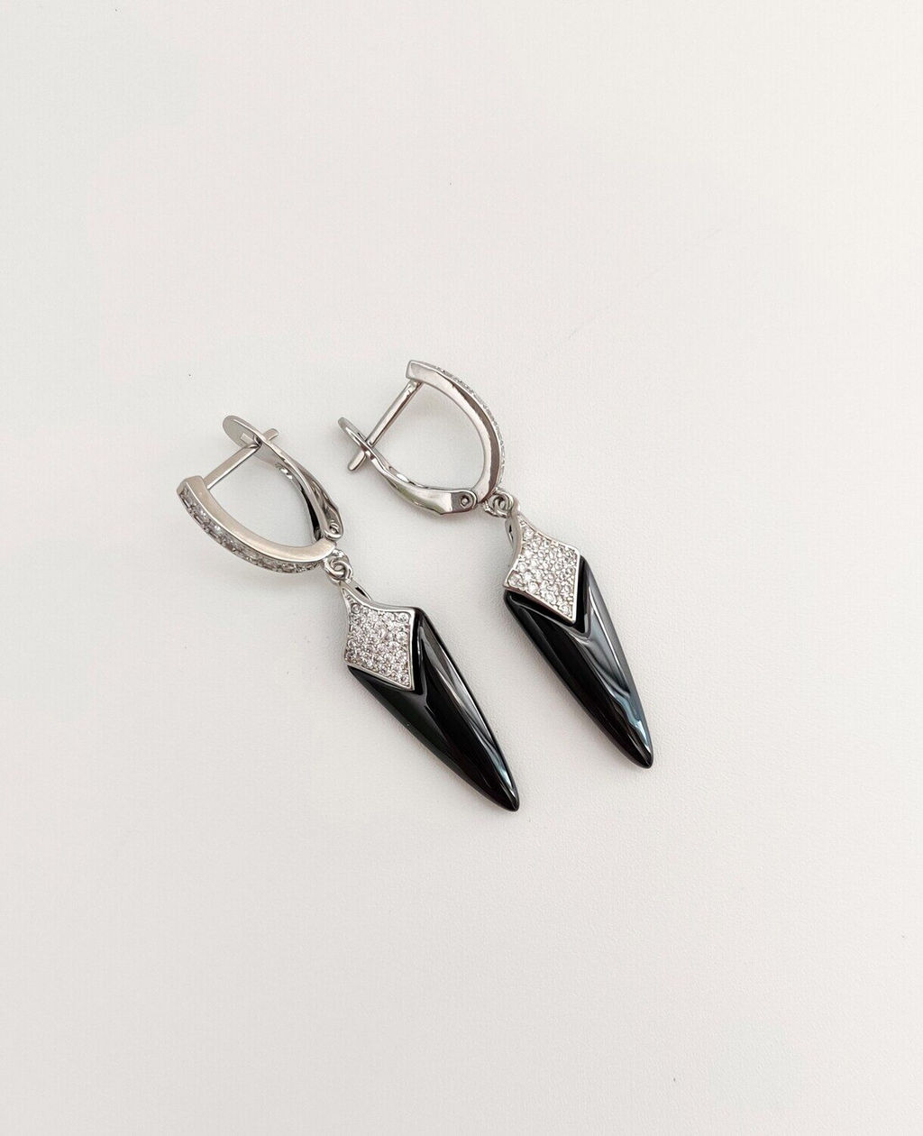 Серьги с керамикой