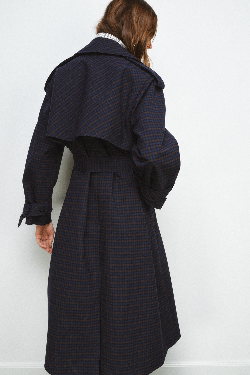 CHECK TRENCH COAT ZW COLLECTION LIMITED EDITION - Zara фото 9