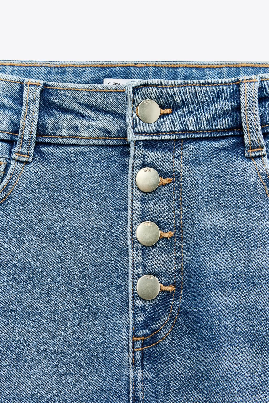 Z1975 FLARED HIGH-WAIST JEANS - Zara фото 8