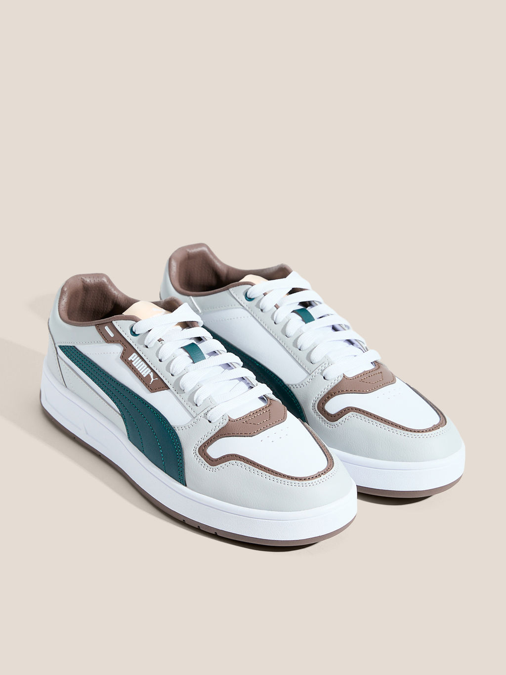 Кеды PUMA Court Classic Street Артикул 4588222, бледно-серый