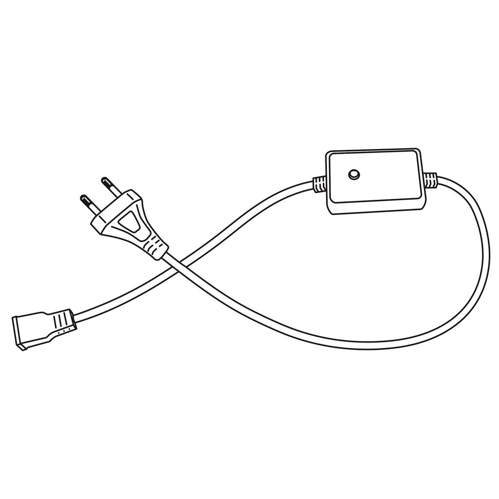ULS-N22 5M/RGB/1.5M IP67 RRP50C01 Комплект светодиодной ленты 5 м. IP67. RGB. Cетевой шнур 1,5 м с контроллером. TM Uniel