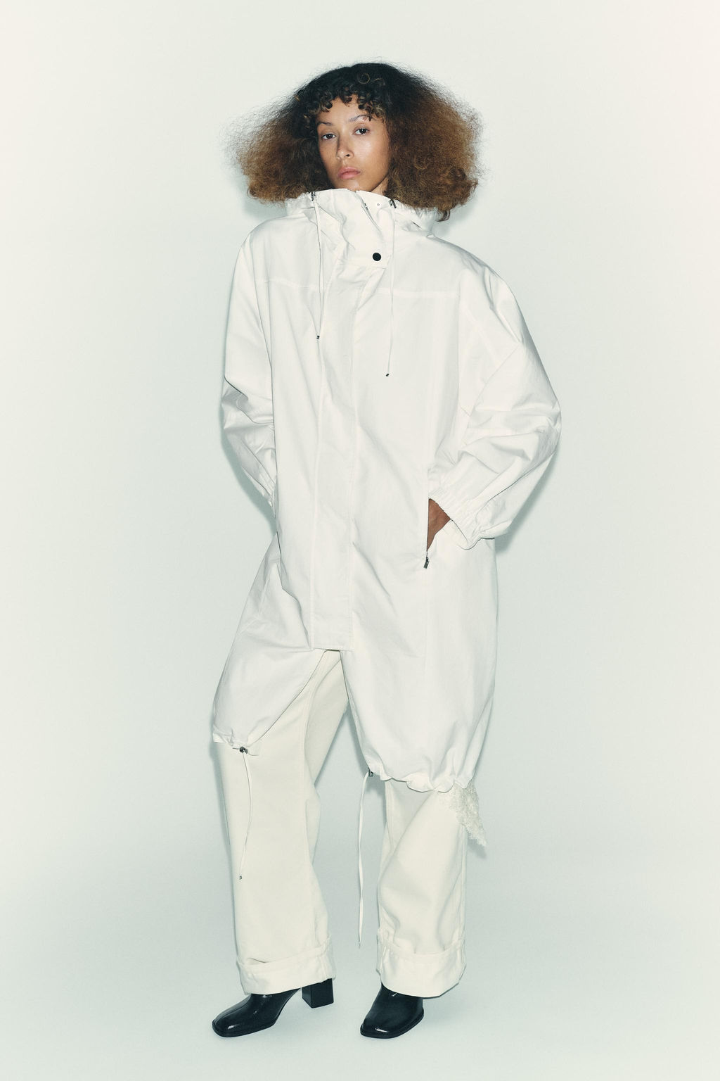 OVERSIZE MULTI-POSITION HOODED PARKA ZW COLLECTION