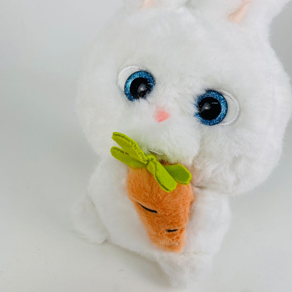 Мягкая игрушка Зайка с морковкой 35 см - Storyland фото 5