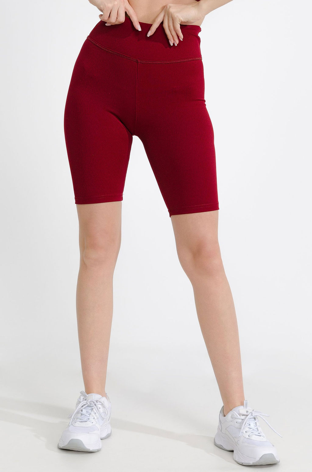 Женские велосипедки в рубчик-лапша Happy Fox  фото 26