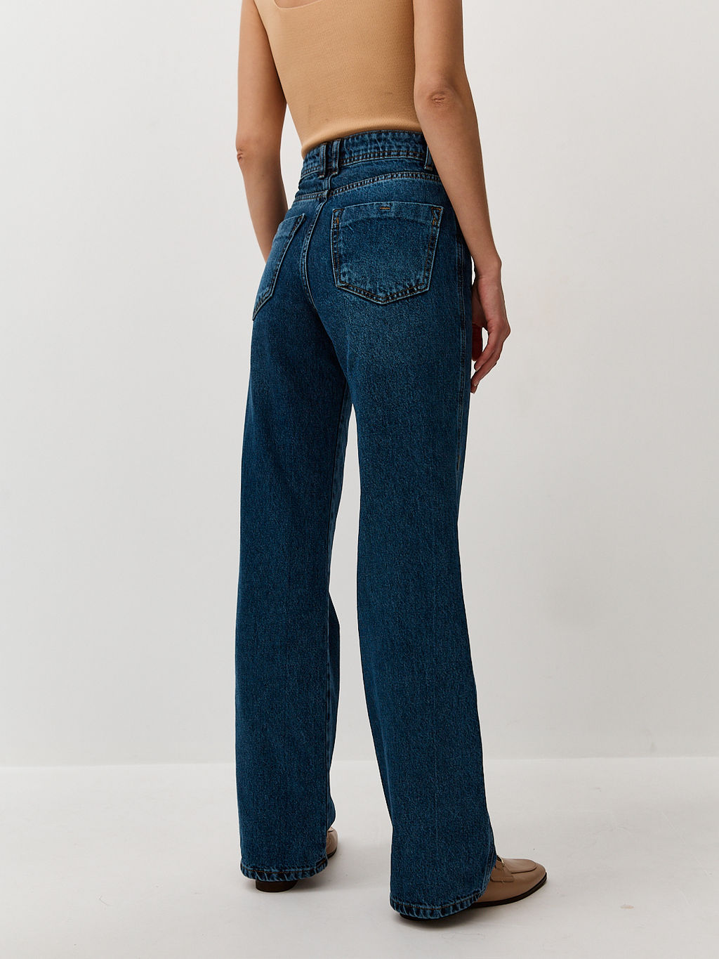 Прямые джинсы с высокой посадкой - TO BE ONE фото 4