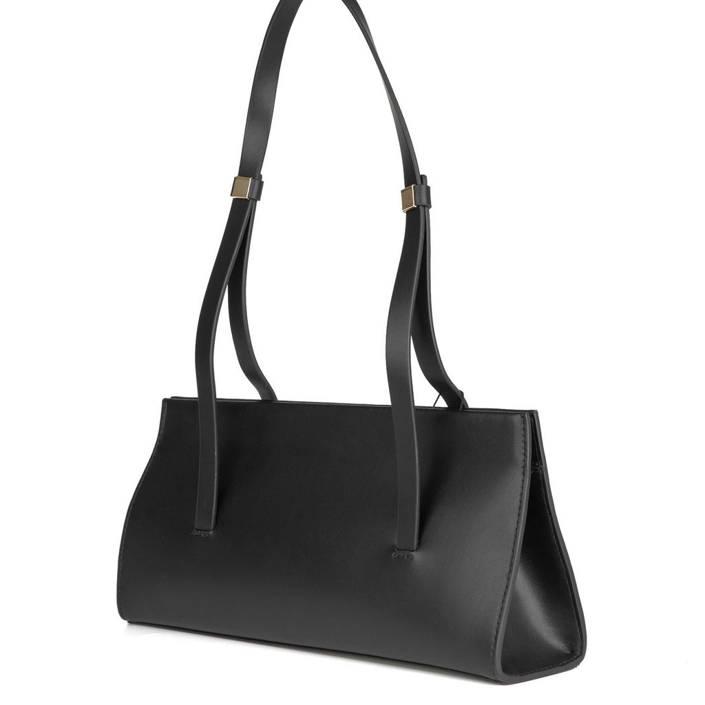 3393 BLACK, Женская кожаная сумка, Barcelo Biagi