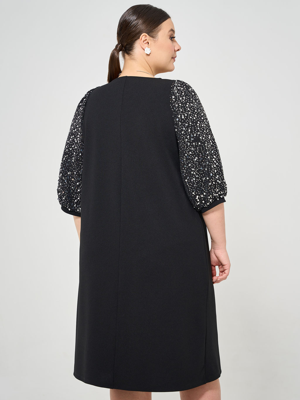 Платье 0218-2 чёрный кварц - Dora фото 76