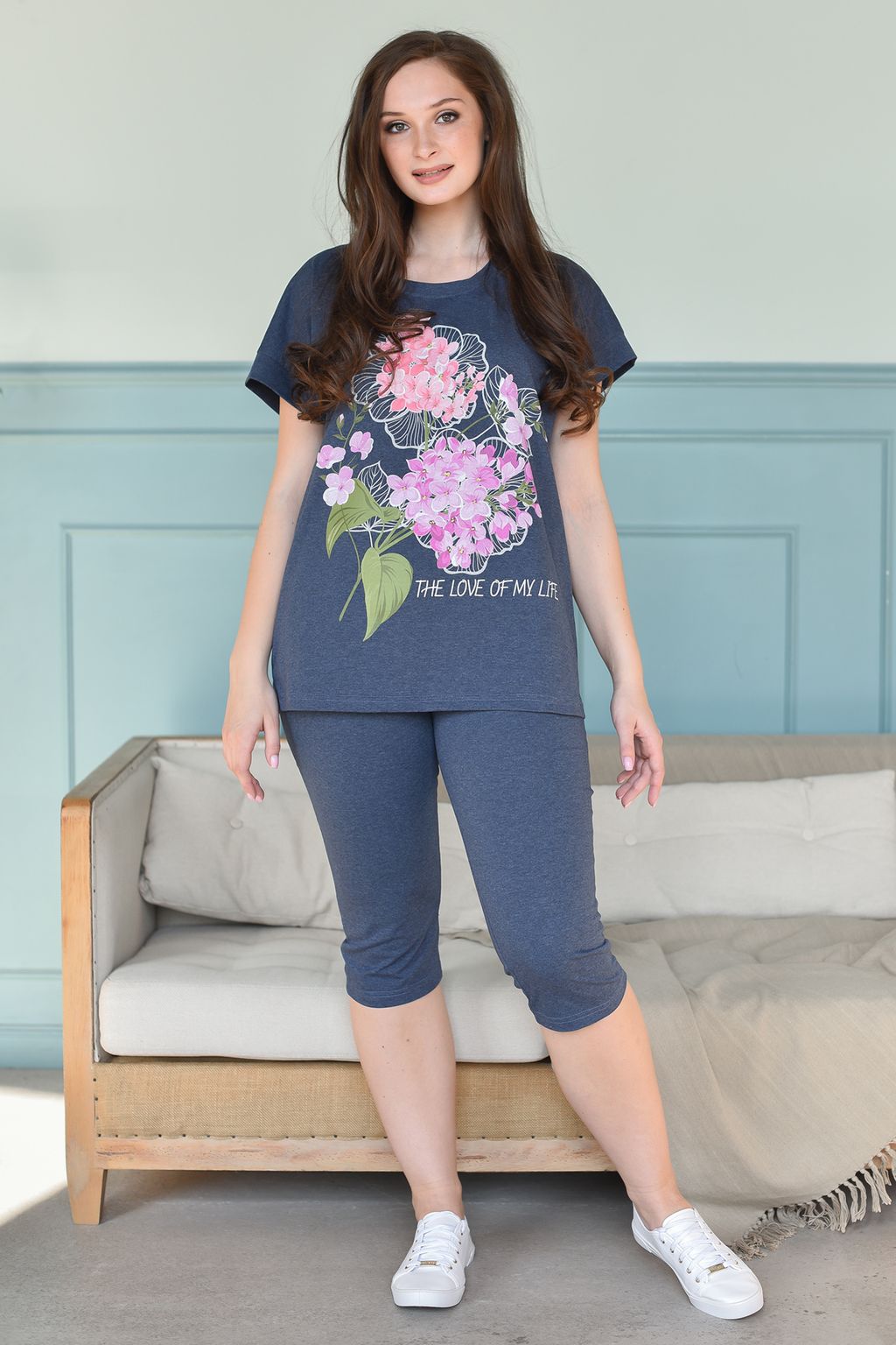 Костюм женский Восторг (бриджи) - Оптима фото 5