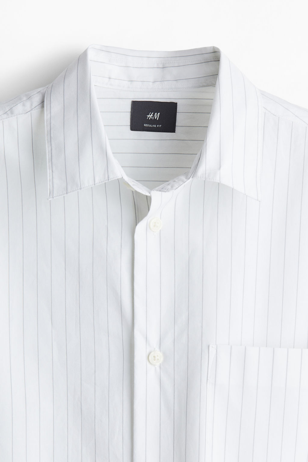 Camisa de popelina Regular Fit - H&m фото 11