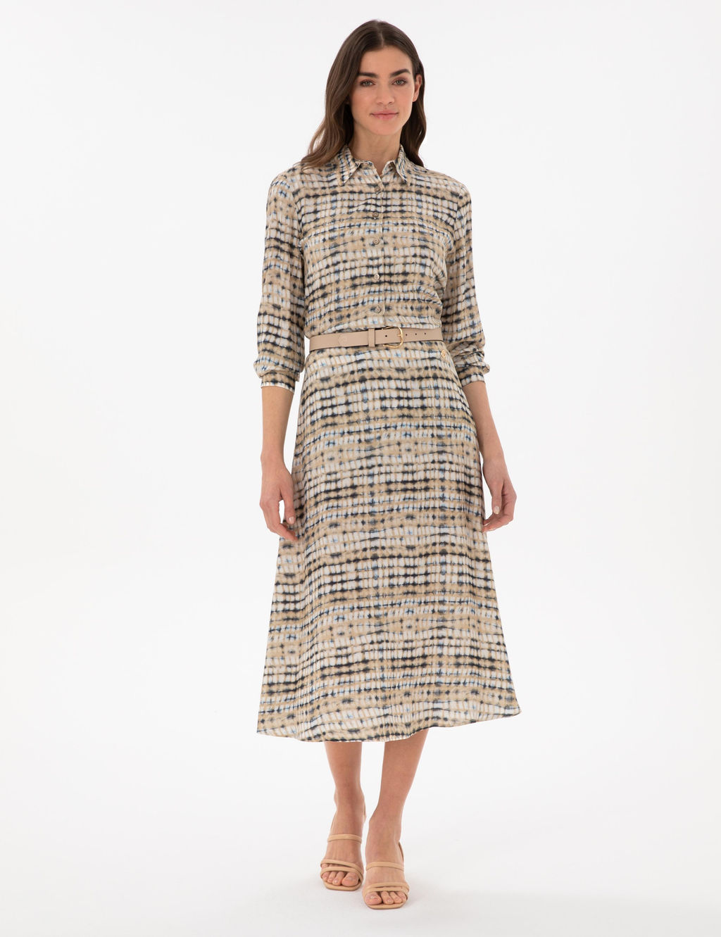 Bej A Kesim Dokuma Etek - Pierre cardin фото 3