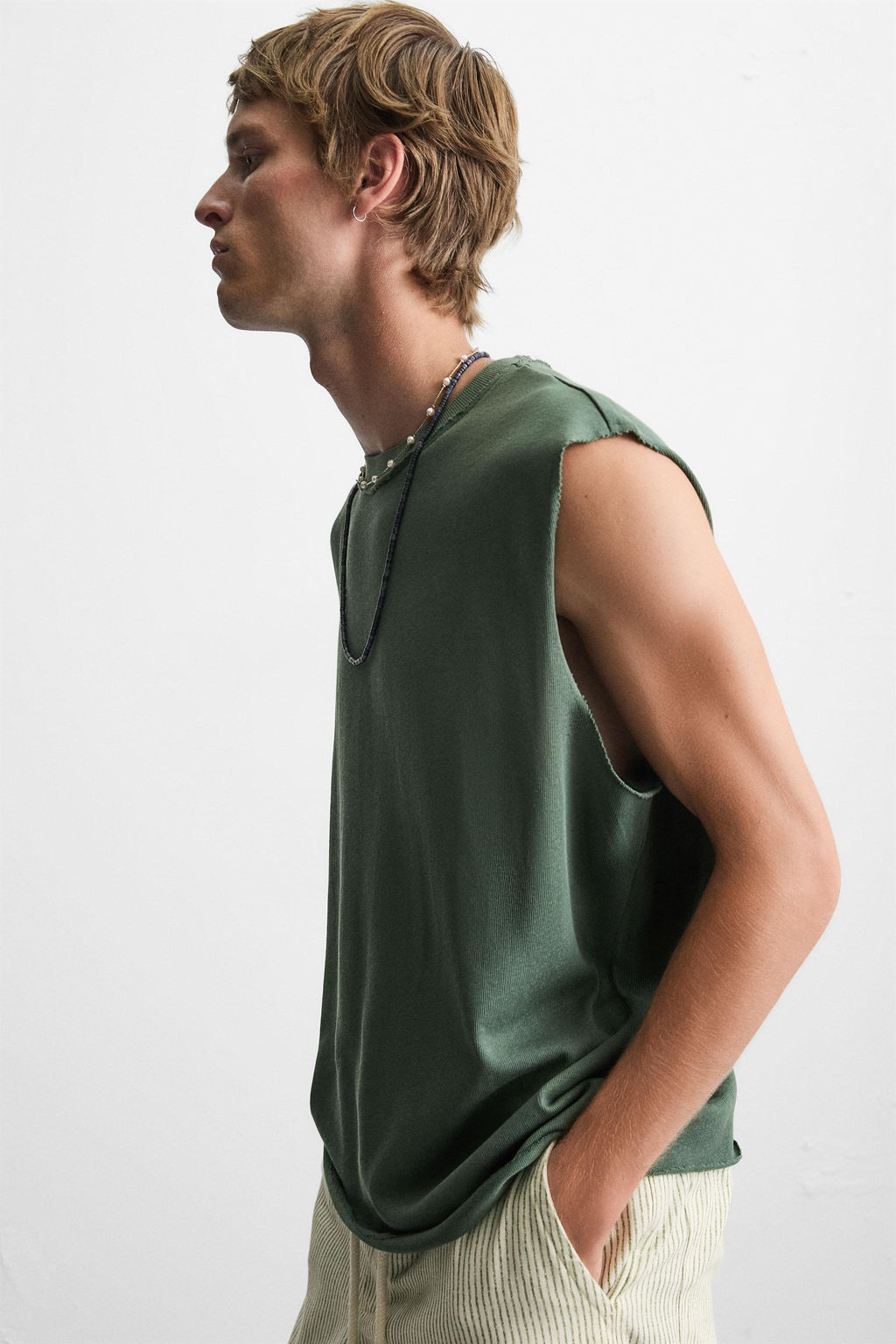IRREGULAR KNIT TANK TOP - Zara фото 6
