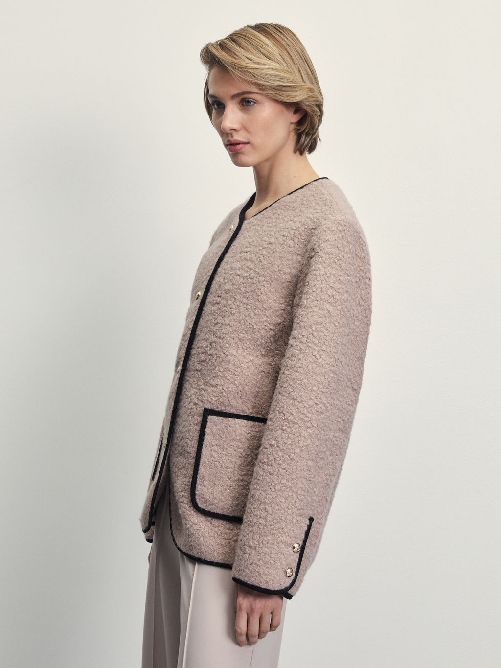 Куртка из искусственной овчины / Zarina  фото 4