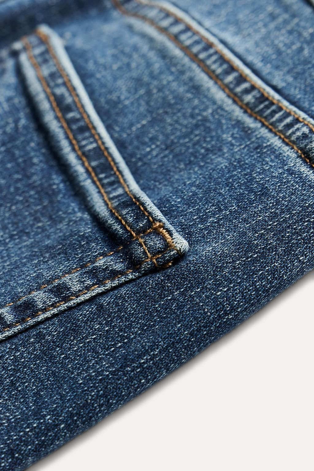 ZW COLLECTION RELAXED SLIM FIT MID-RISE JEANS - Zara фото 11