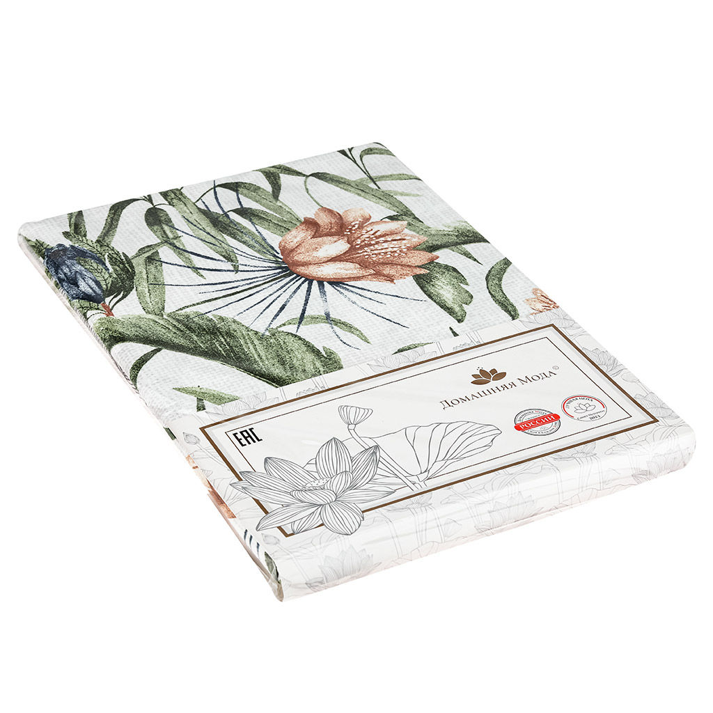 Скатерть 200х145см Виши, длина стола до 160см, на 6-8 персон, рогожка, хлопок Премиум 186г/м2, упаковка классическая 28х41см, Домашняя мода (Россия)  фото 4