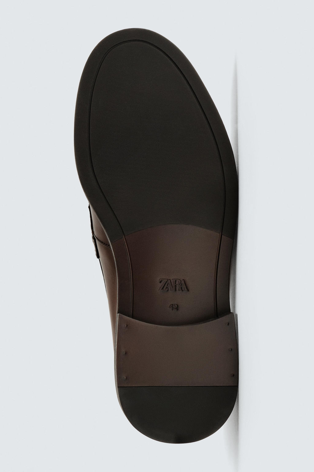 LEATHER PENNY LOAFERS - Zara фото 7