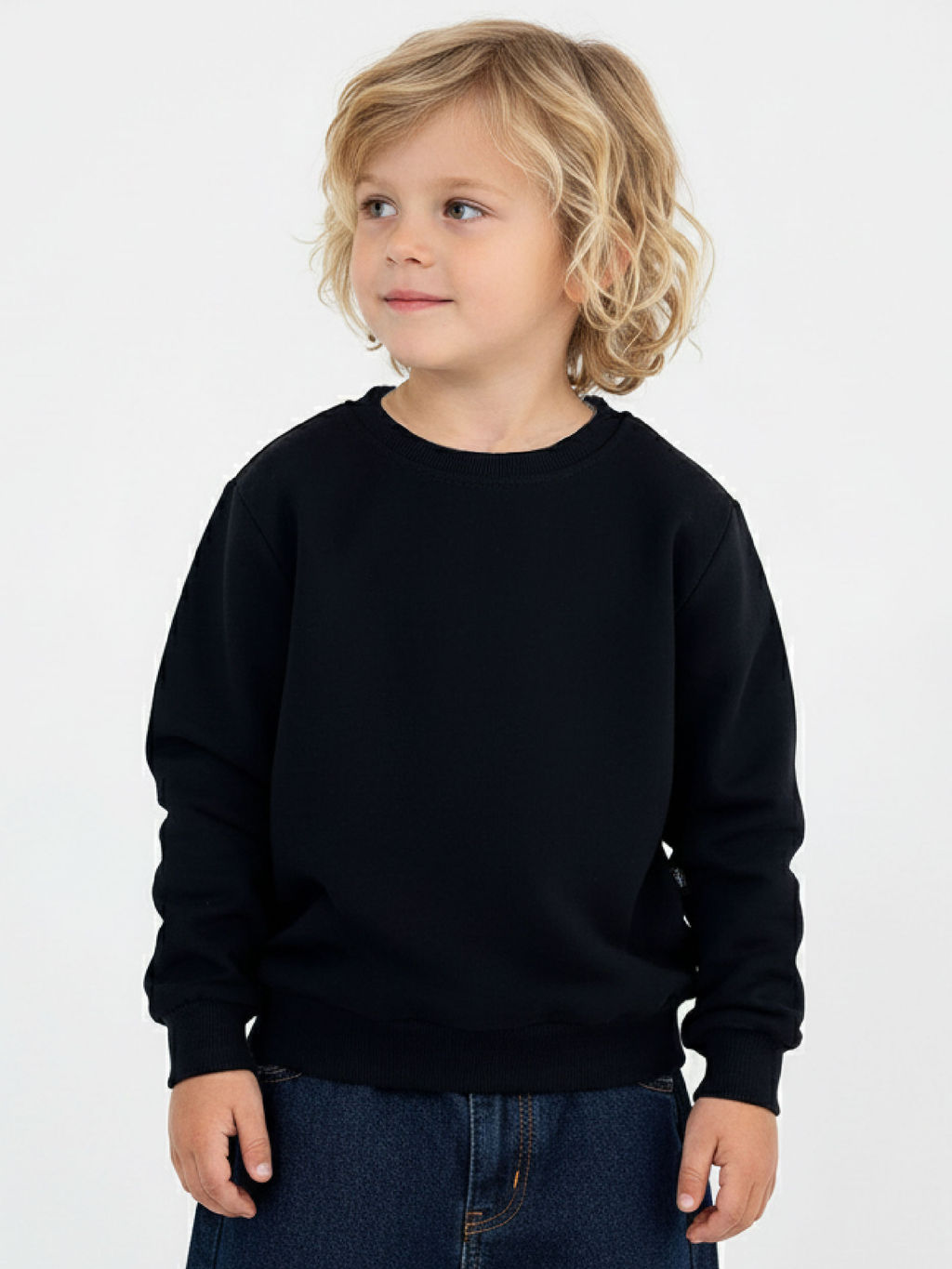 Свитшот с аппликацией 22-0533 черный|красный - Mini maxi фото 10