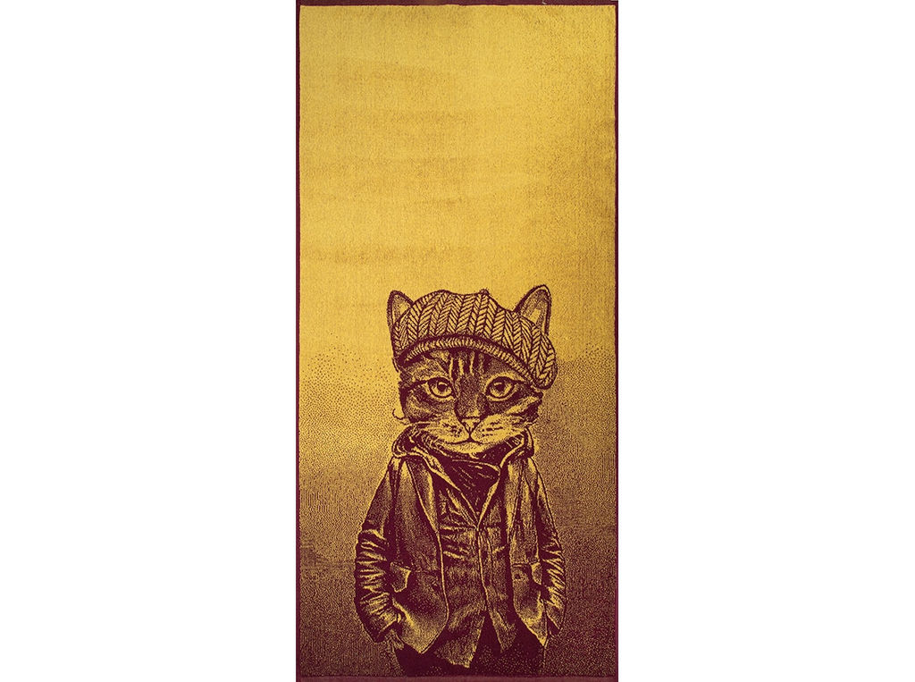 Полотенце махровое 6с102.411ж1 Козырек(кр.дерево1) 67х150см