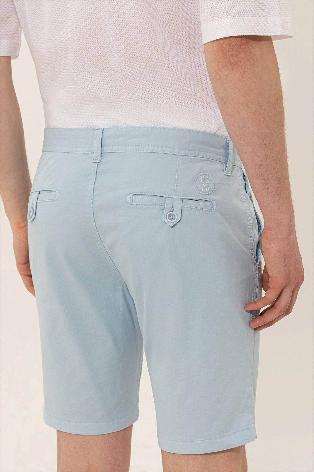 U. S. Polo Assn Мужские голубые тканые шорты - U.s. polo assn фото 13