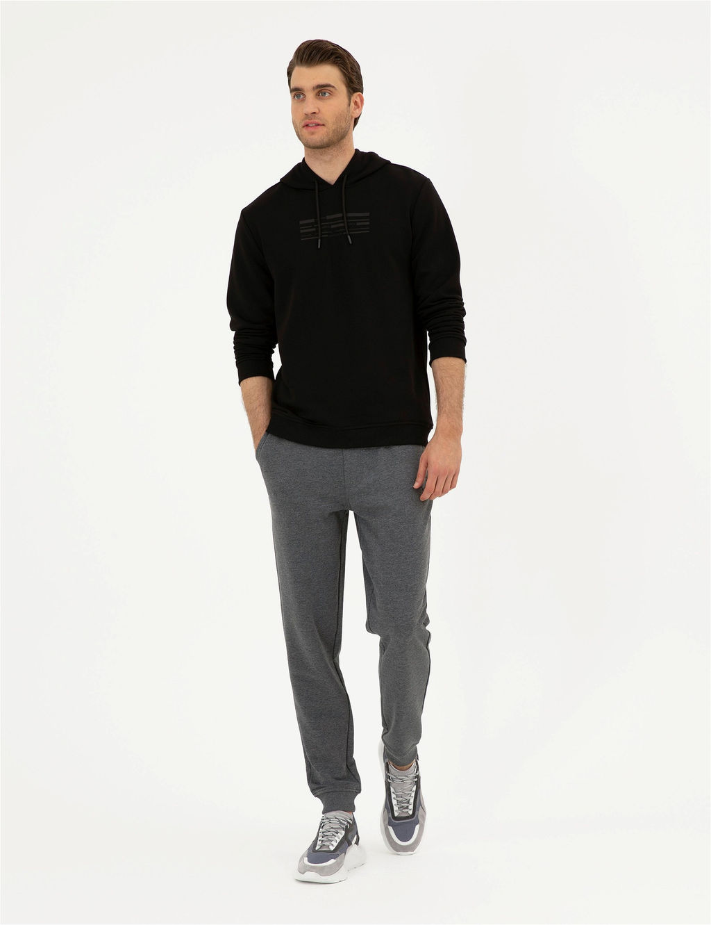 Antrasit Melanj Slim Fit E_ofman Alt_ - Pierre cardin фото 3