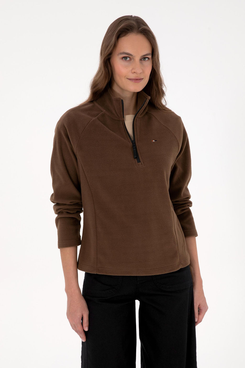 Kad_n Kahverengi Sweatshirt