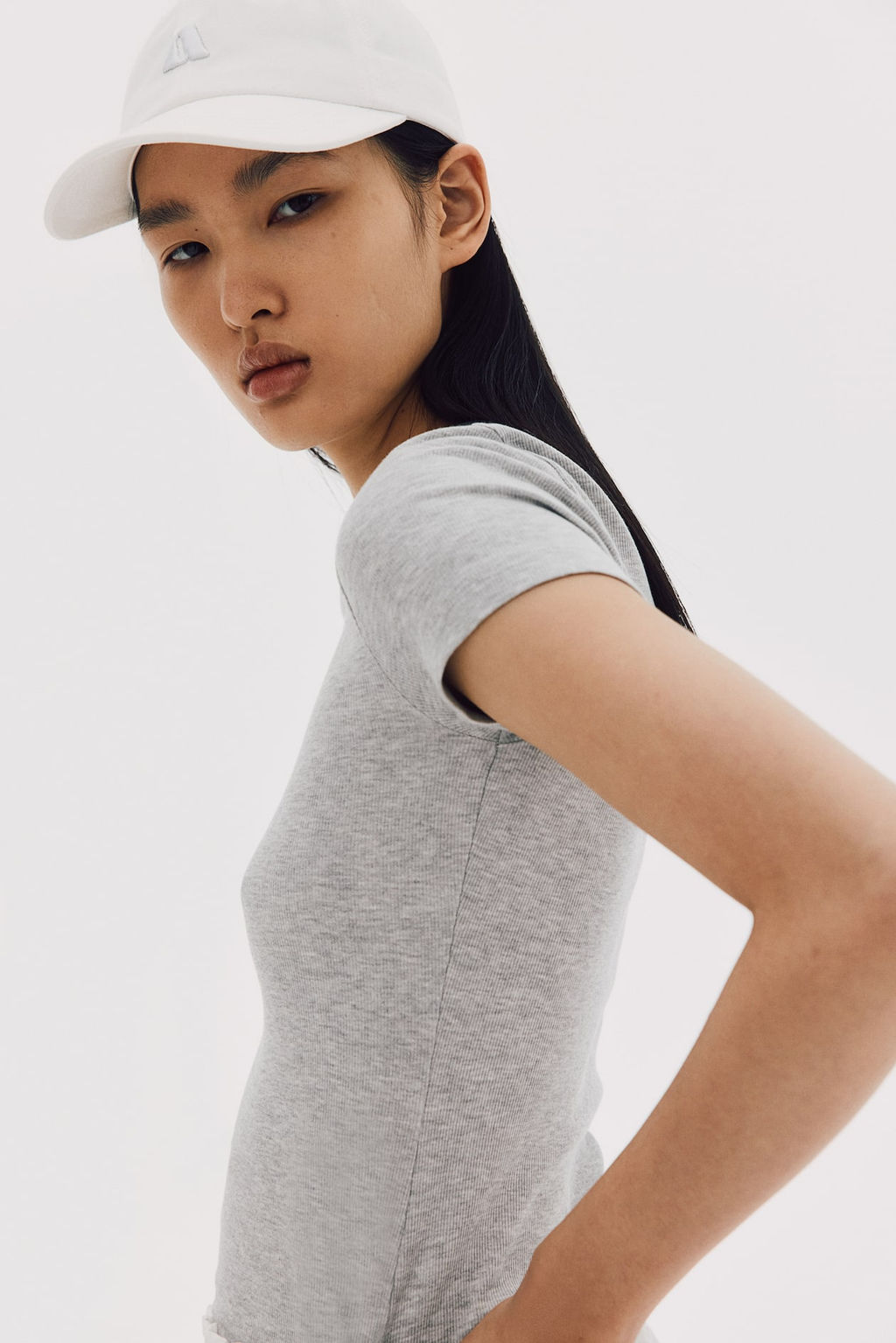 Camiseta en canale de mezcla de modal - H&m фото 4