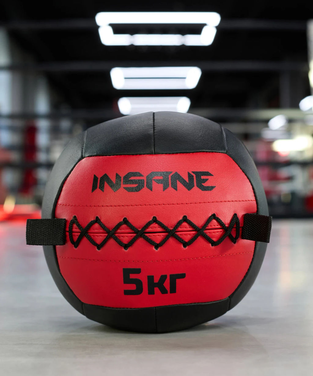 Медбол INSANE IN24-WB100 5 кг, красный  фото 6