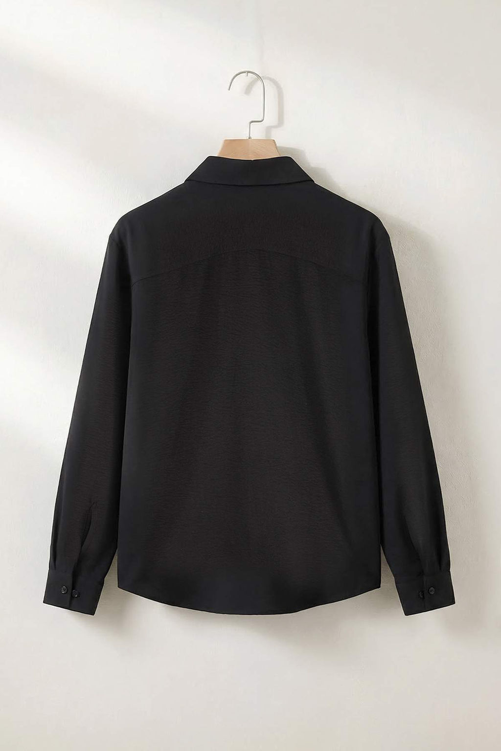 Siyah Regular Erkek Gomlek TMNSS26GO00028