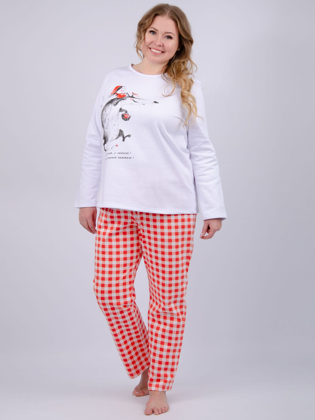 Пижама Осень, футер начес