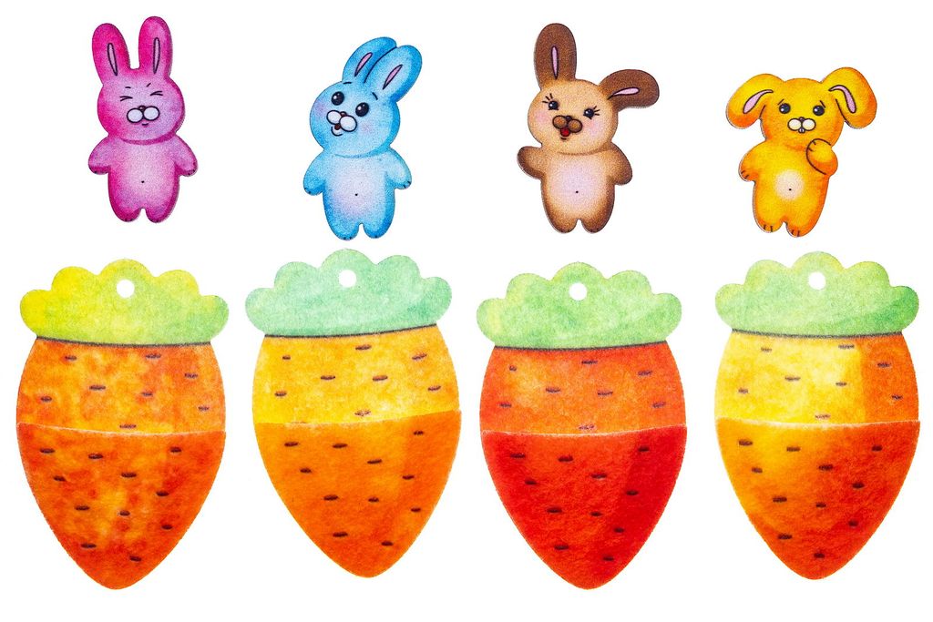 Счетный материал мини-игра Морковные зайки - Smiledecor фото 3