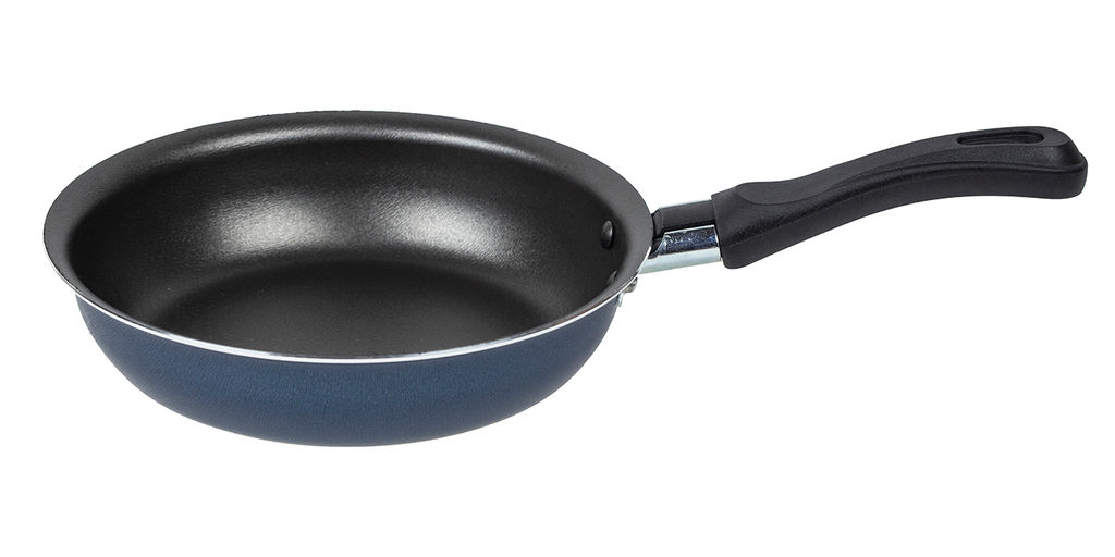 АП_AZURE (Сатин) Сковорода 180мм. 1 руч, б/кр, а/п (синий) арт.67181 Калитва