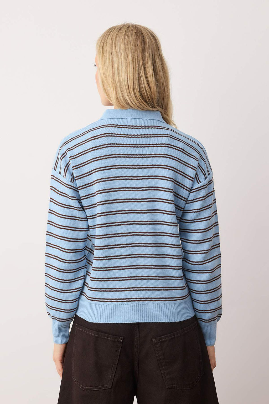 Mint Renk Bloklu Triko Kazak TWOAW22KZ0193 - Trendyolmilla фото 21