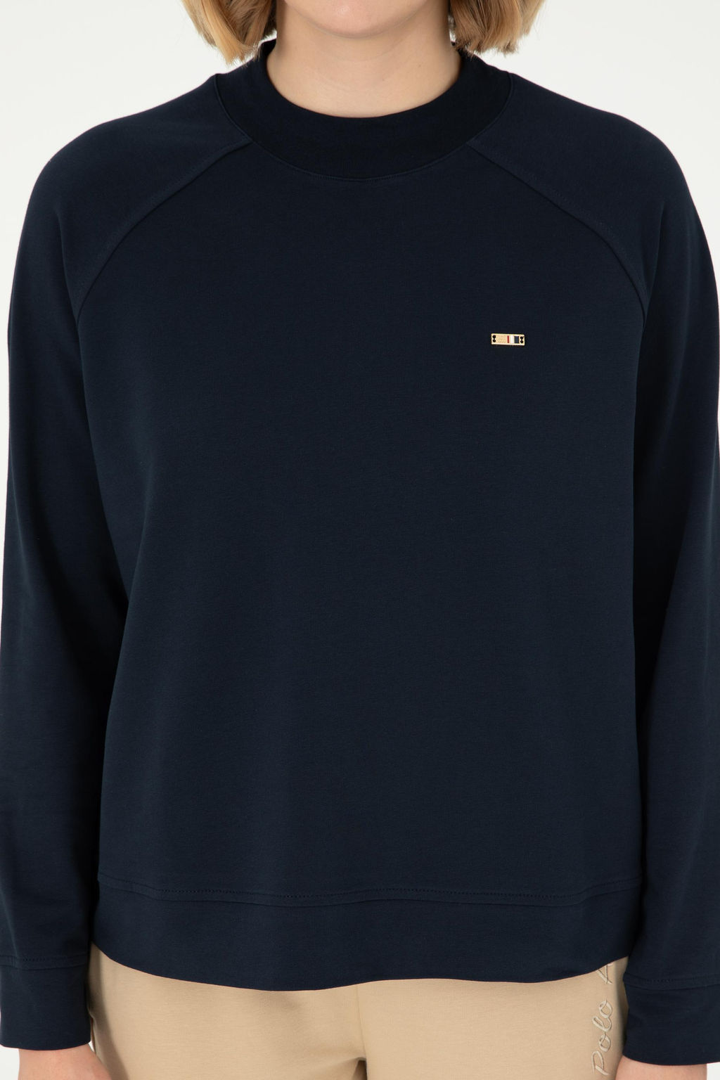 Женский темно-синий свитшот Неожиданная скидка в корзине - U.s. polo assn фото 6