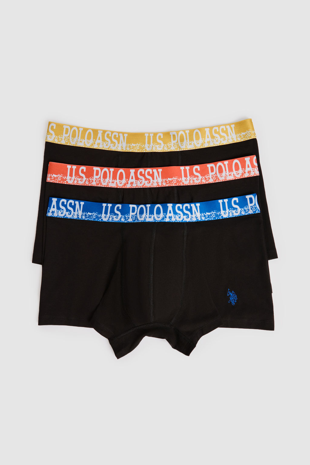 Erkek Siyah 3l_ Boxer Tak_m_ - U.s. polo assn фото 2