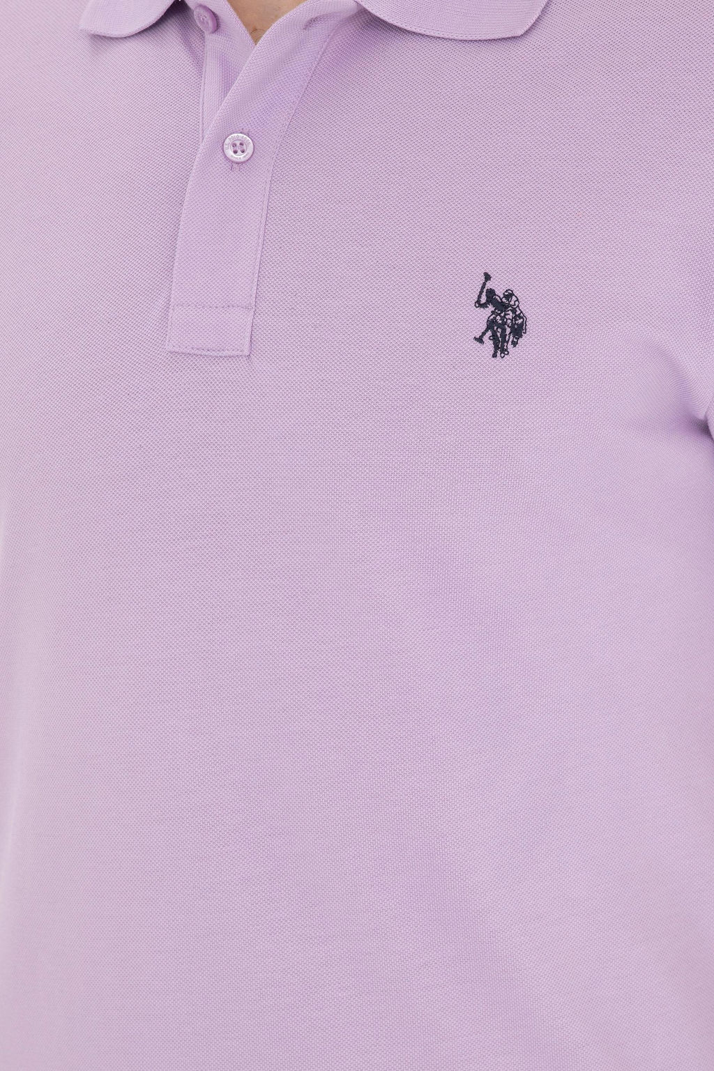 U. S. Polo Assn / Мужская сиреневая базовая футболка - U.s. polo assn фото 14