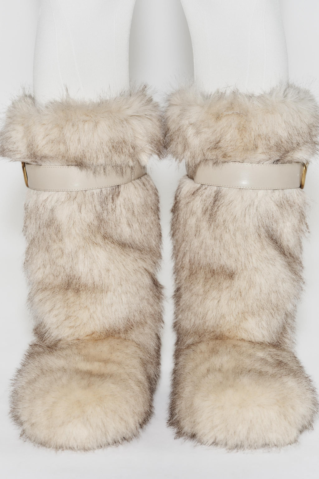 FAUX FUR BOOTS WITH STRAP SKI COLLECTION - Zara фото 16
