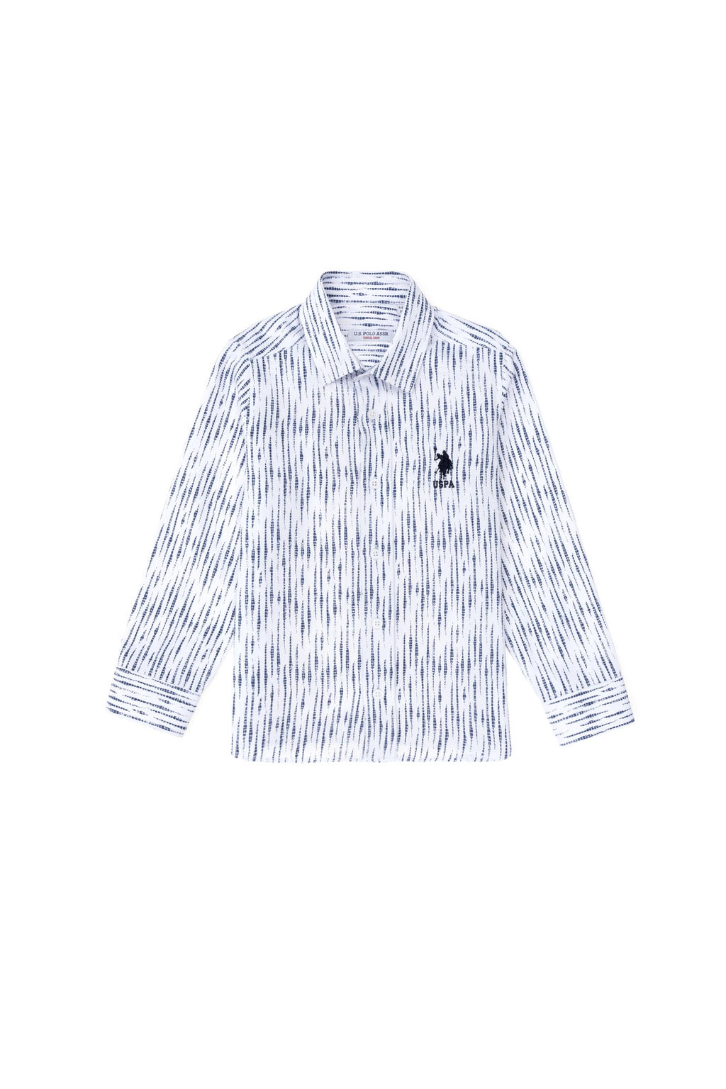 Белая рубашка с длинным рукавом для мальчика Неожиданная скидка в корзине - U.s. polo assn фото 2
